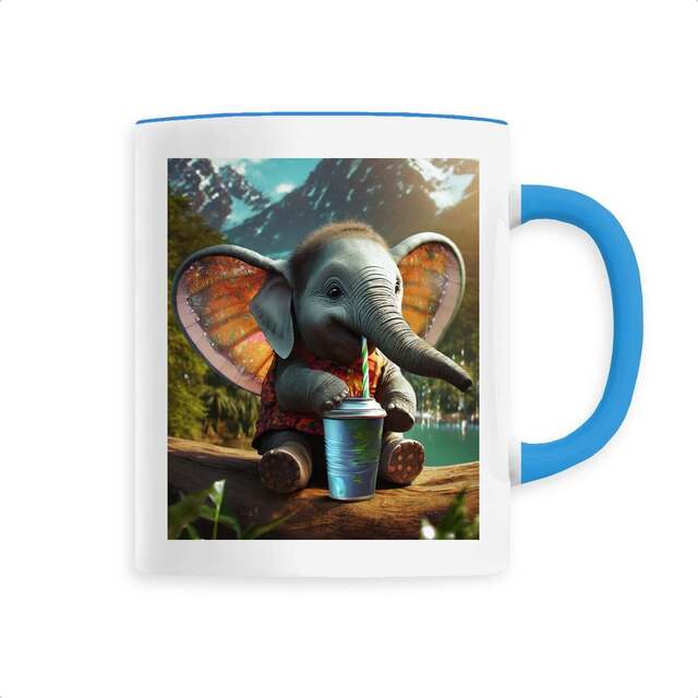 Image back Mug I'm Cute Elephant