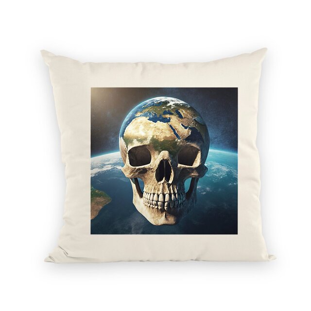 Image front Coussin Only One Planet Earth