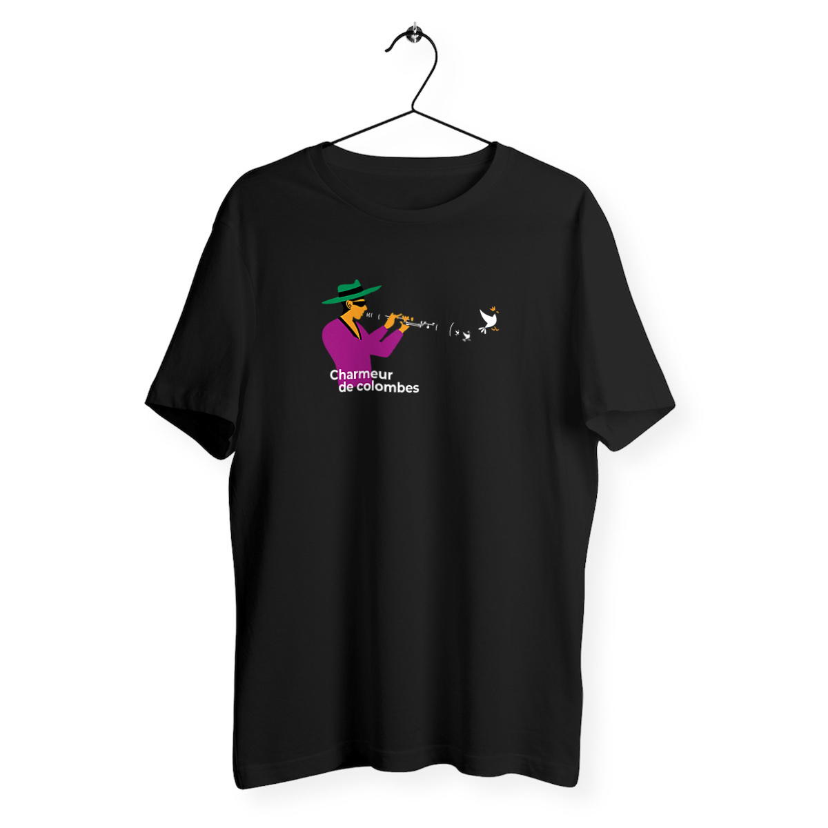 T-shirt unisexe - Charmeur de colombes - Image