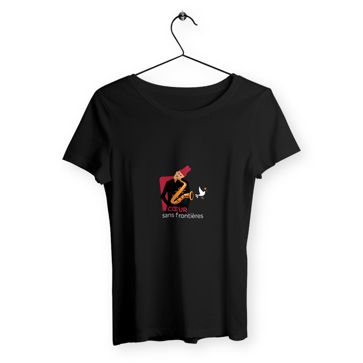 T-shirt femme - Coeur sans frontières