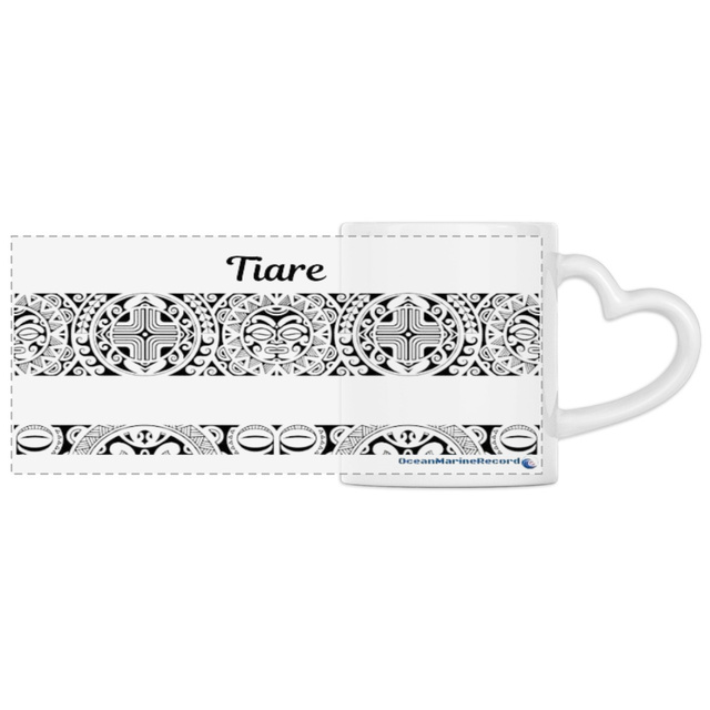 Mug à anse en forme de coeur - Panoramique - Image