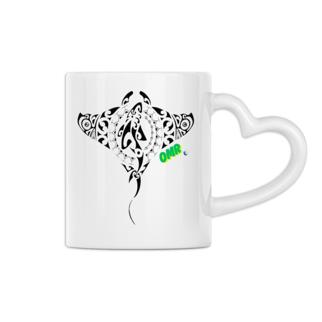 Mug à anse en forme de coeur - Cadeau unique - Image