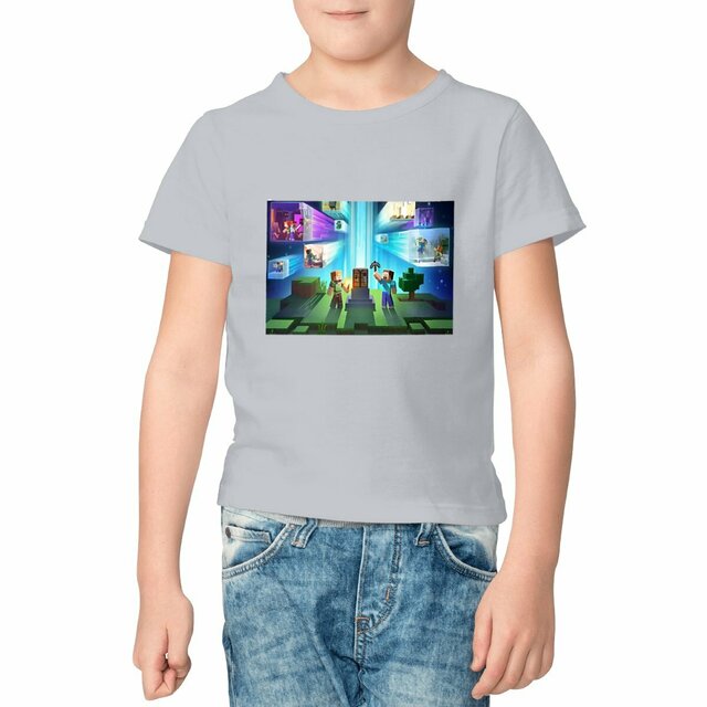 T-shirt Enfant Léger MINECRAFT - Style Décontracté