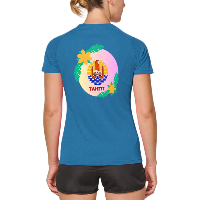 T-shirt de sport recyclé pour femme - Style et Écologie
