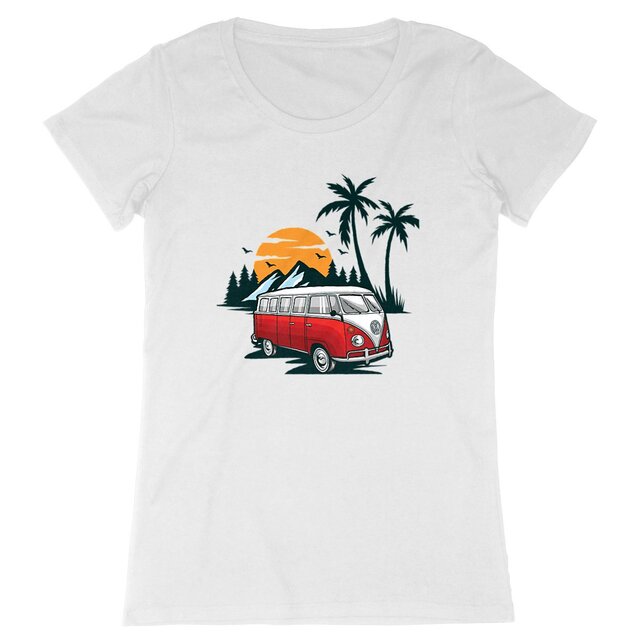 Image back T-shirt Femme Combi