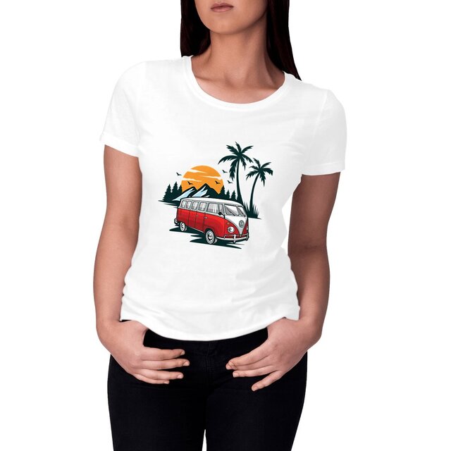 Image front T-shirt Femme Combi