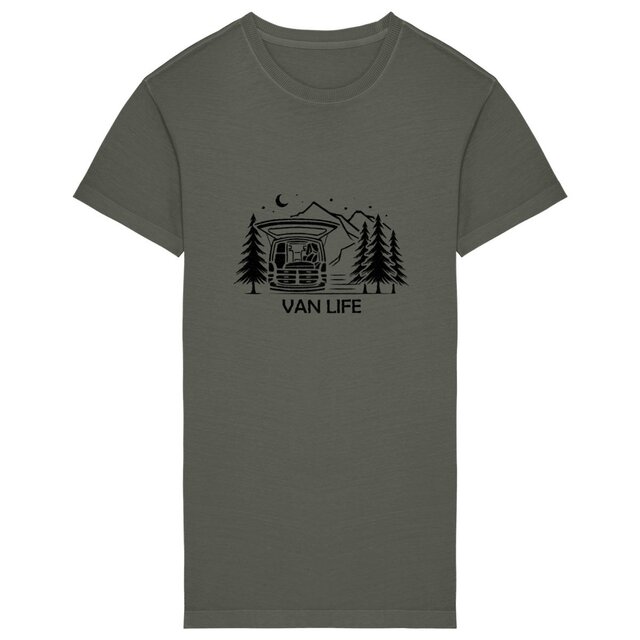 Image back Robe T-shirt Femme Van Life