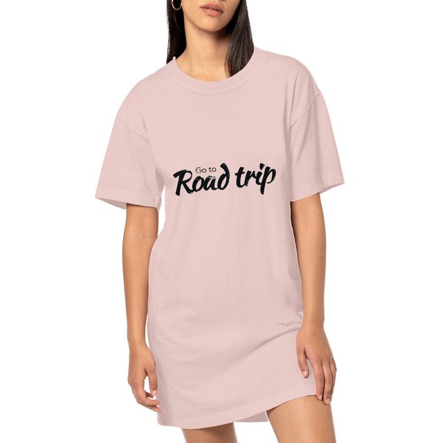 Image front Robe T-shirt Femme Go Road Trip