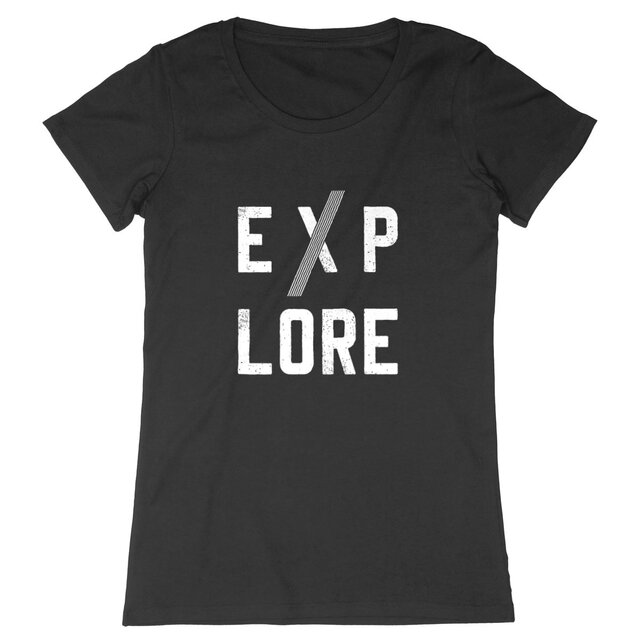 Image back T-shirt femme Explore