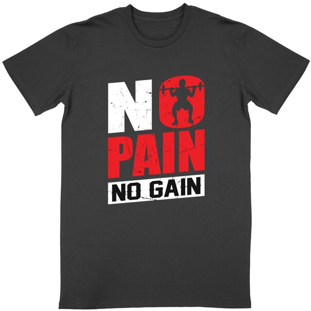 Image back T-Shirt Homme NoPain NoGain