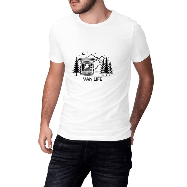 Image front T-shirt Unisexe Van Life