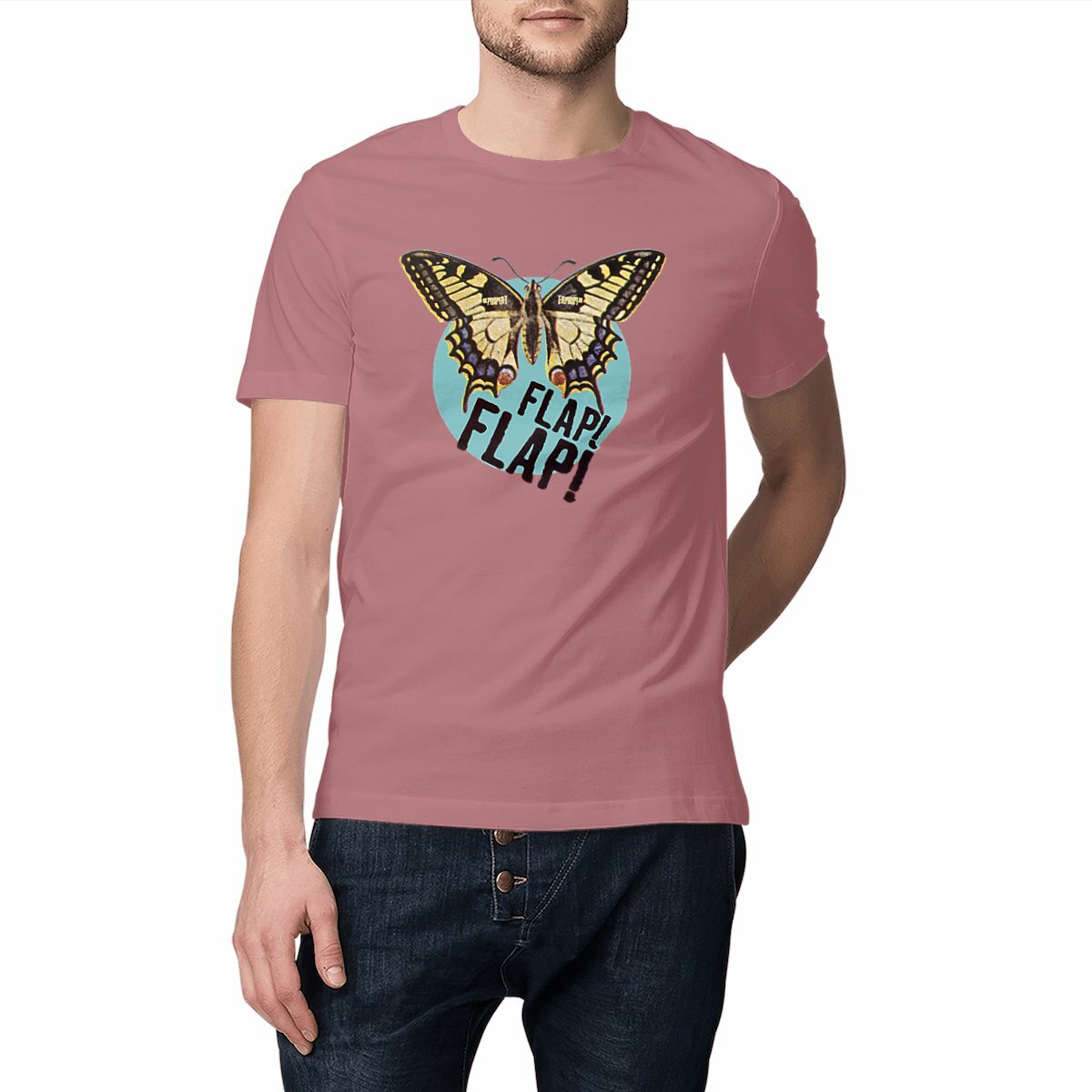 Image front BUTTERFLY EFFECT - Proper Heavy T - rose