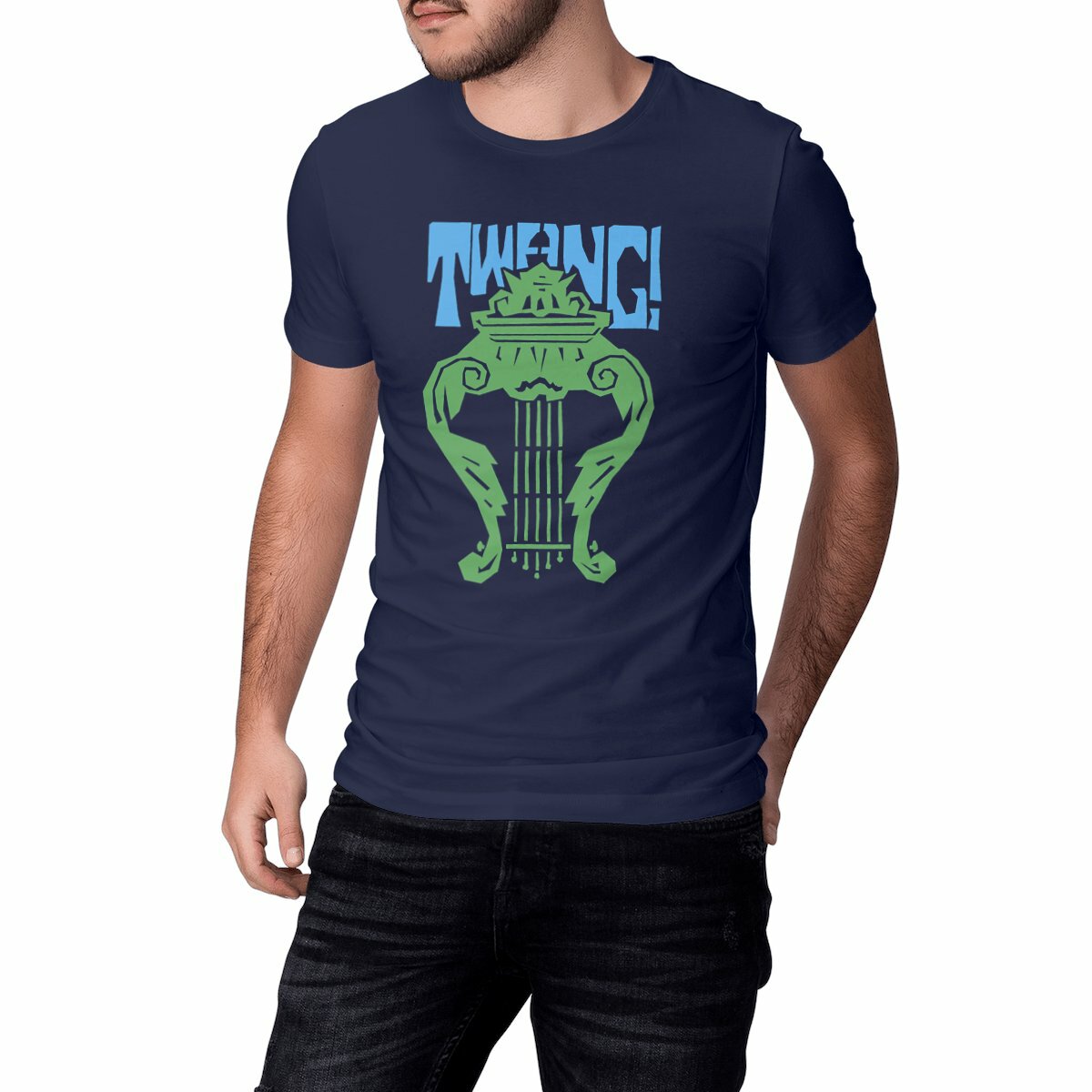 Image front Twang! Lyre - Proper Light T - navy