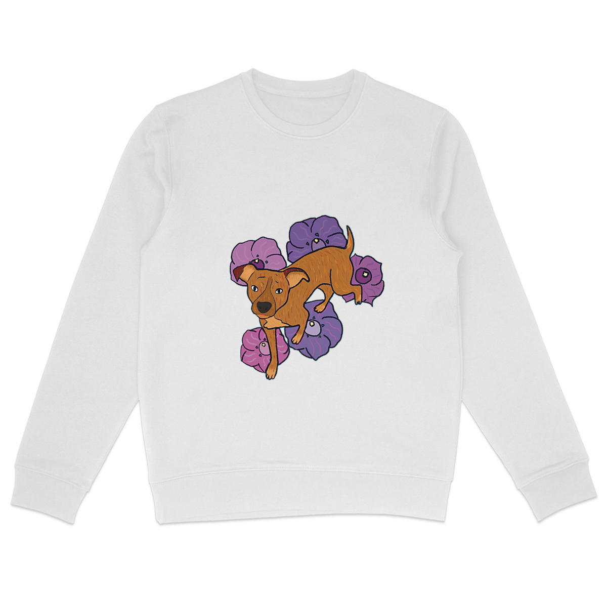 Perro y flores - Image