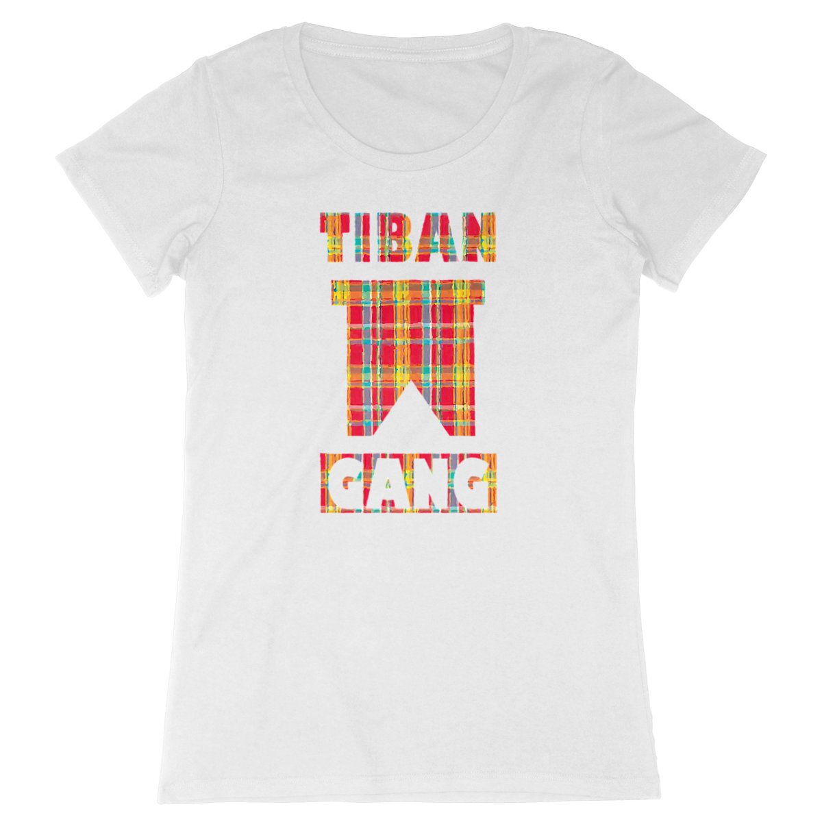 Madras Blue Woman - Image