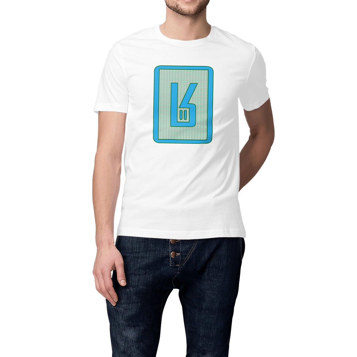 Registered Trademark Blue & Green Unisexe