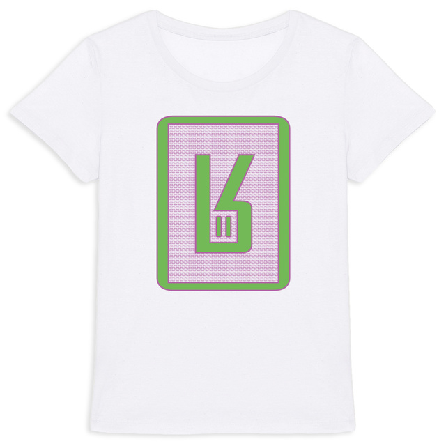 Registered Trademark Green & Pink Woman - Image