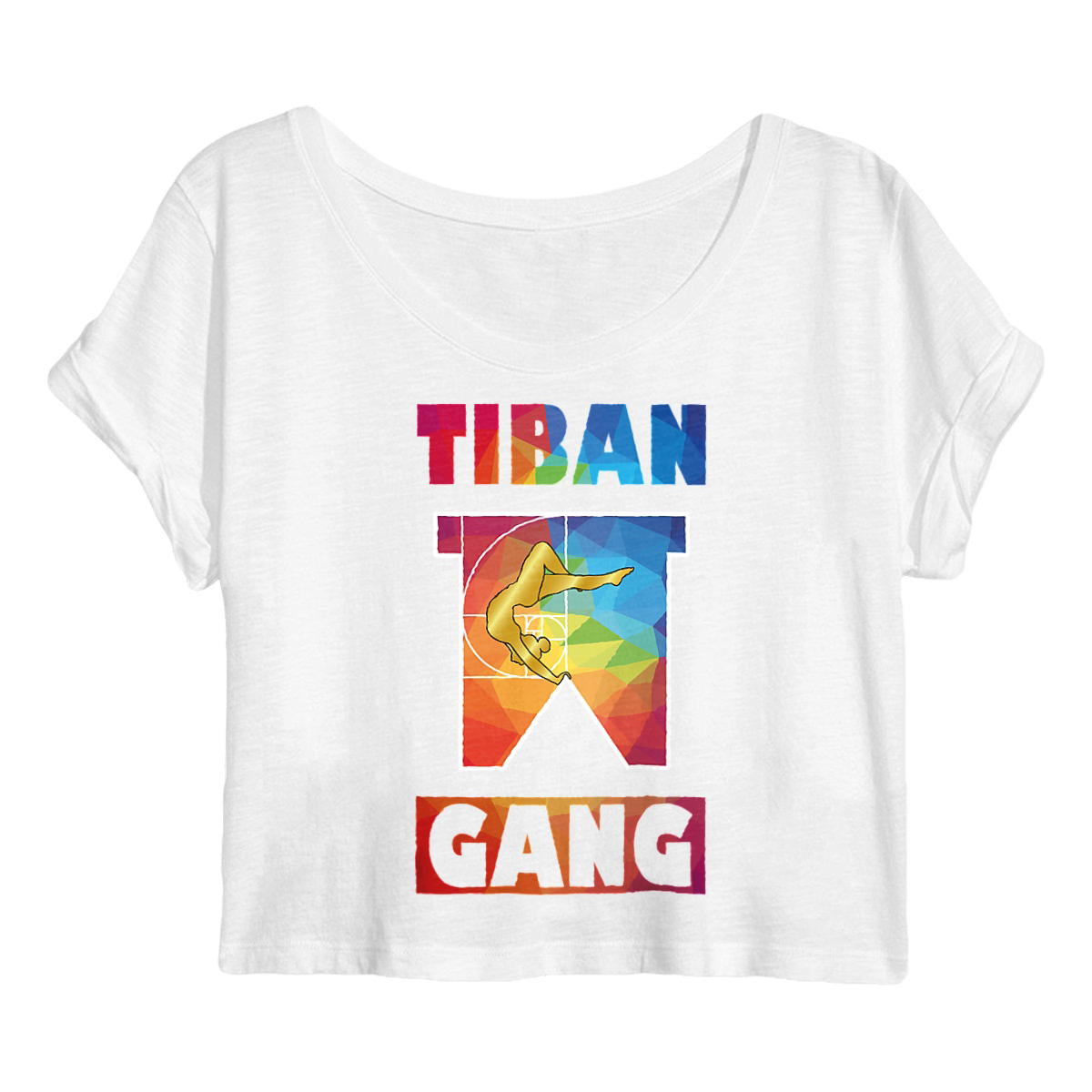 Golden Gym Crop Top - Image