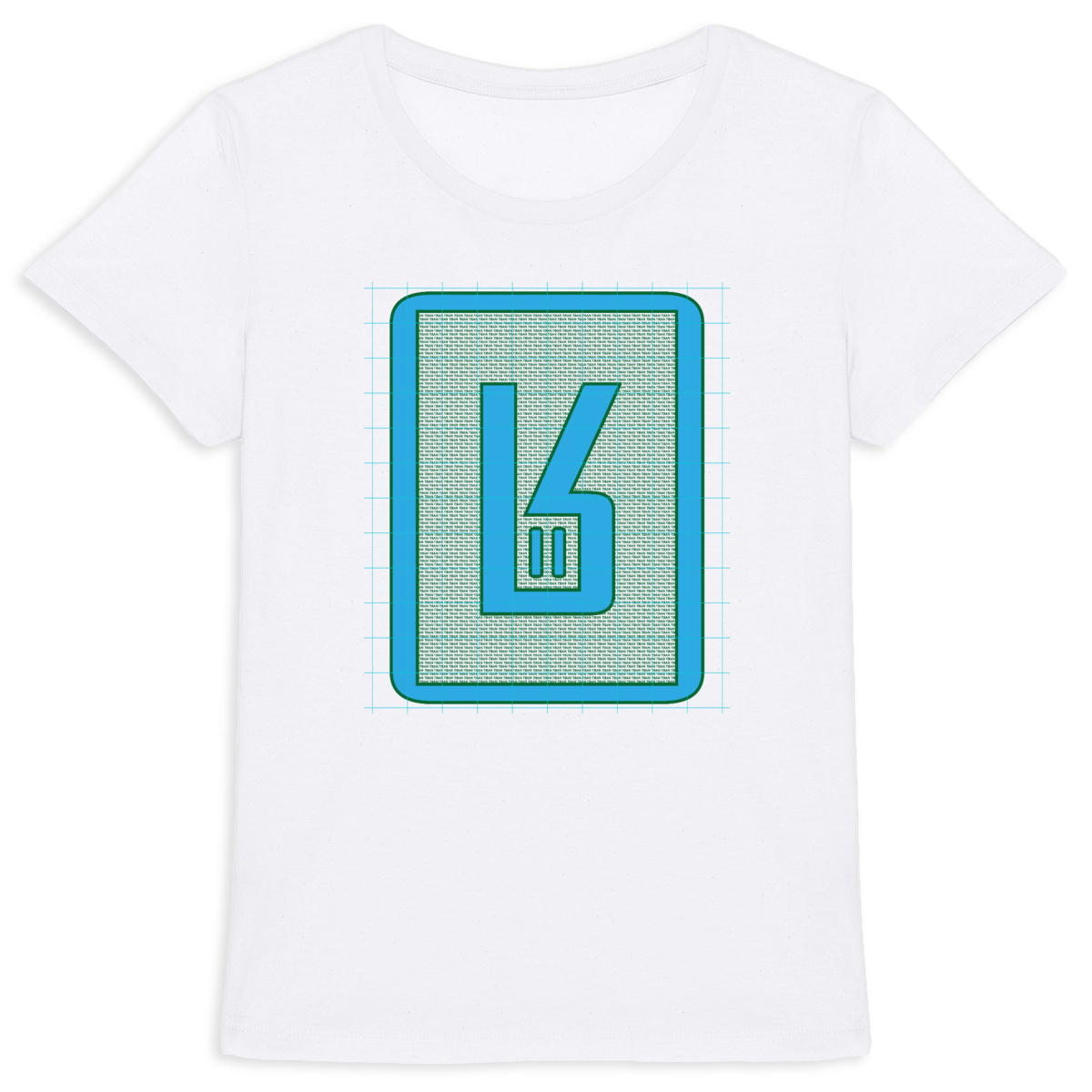 Registered Trademark Blue & Green Woman - Image