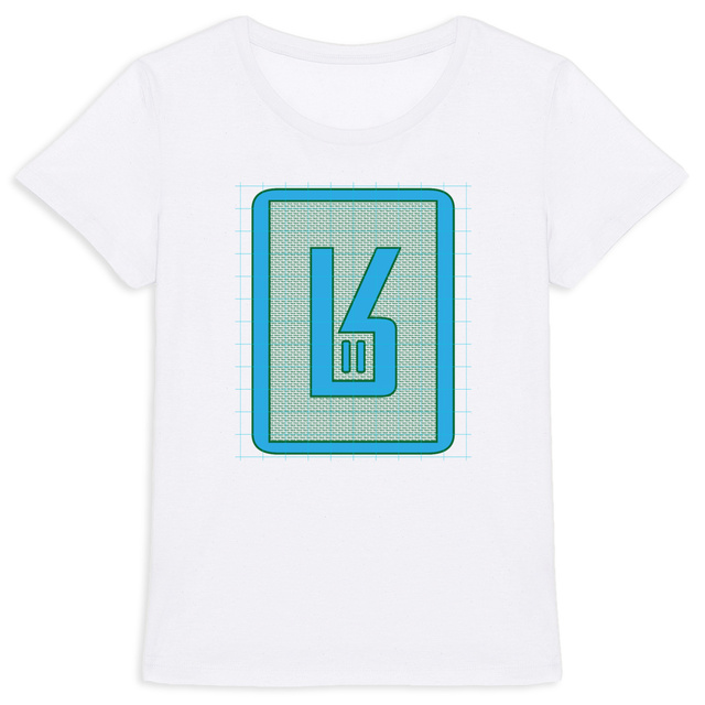 Registered Trademark Blue & Green Woman - Image