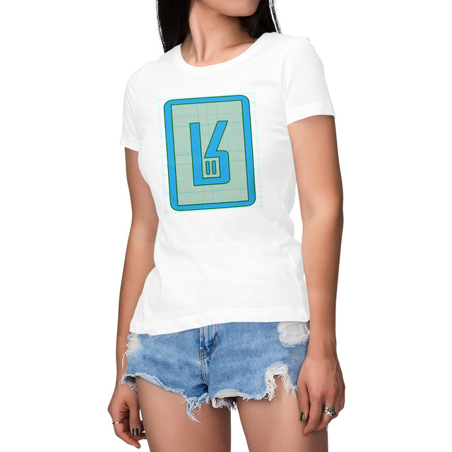 Registered Trademark Blue & Green Woman