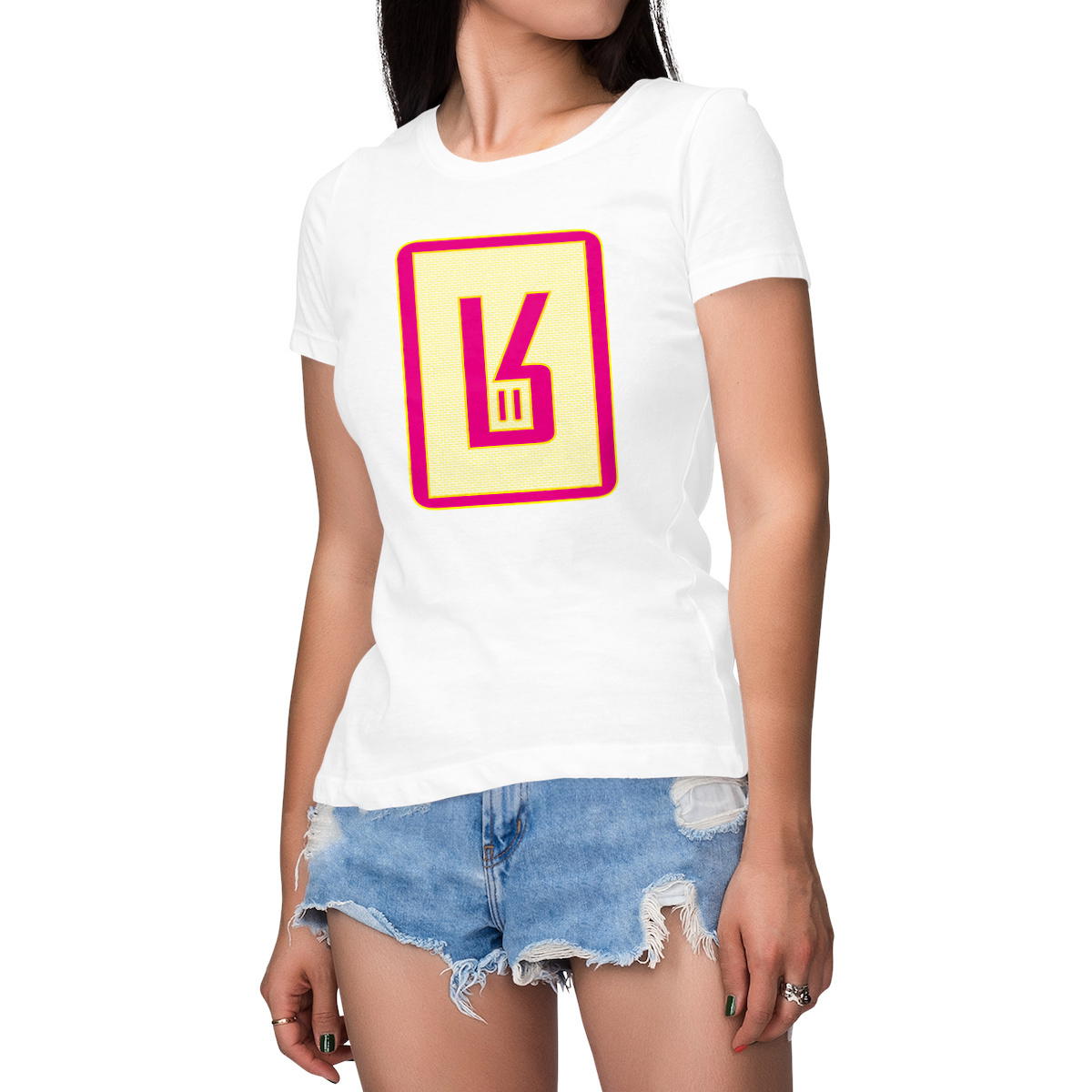 Registered Trademark Pink & Yellow Woman