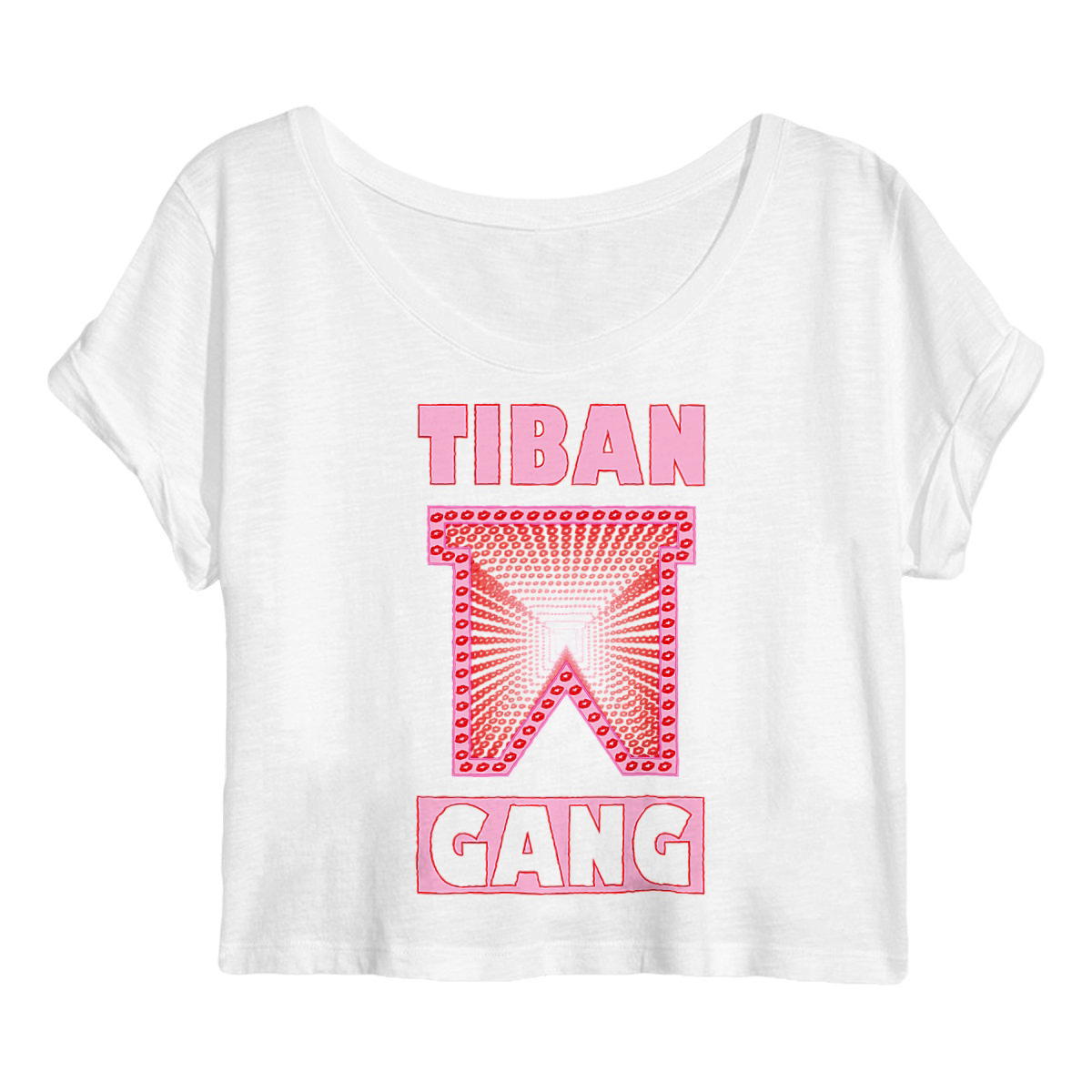 Kiss Réplikans Pink Crop Top - Image