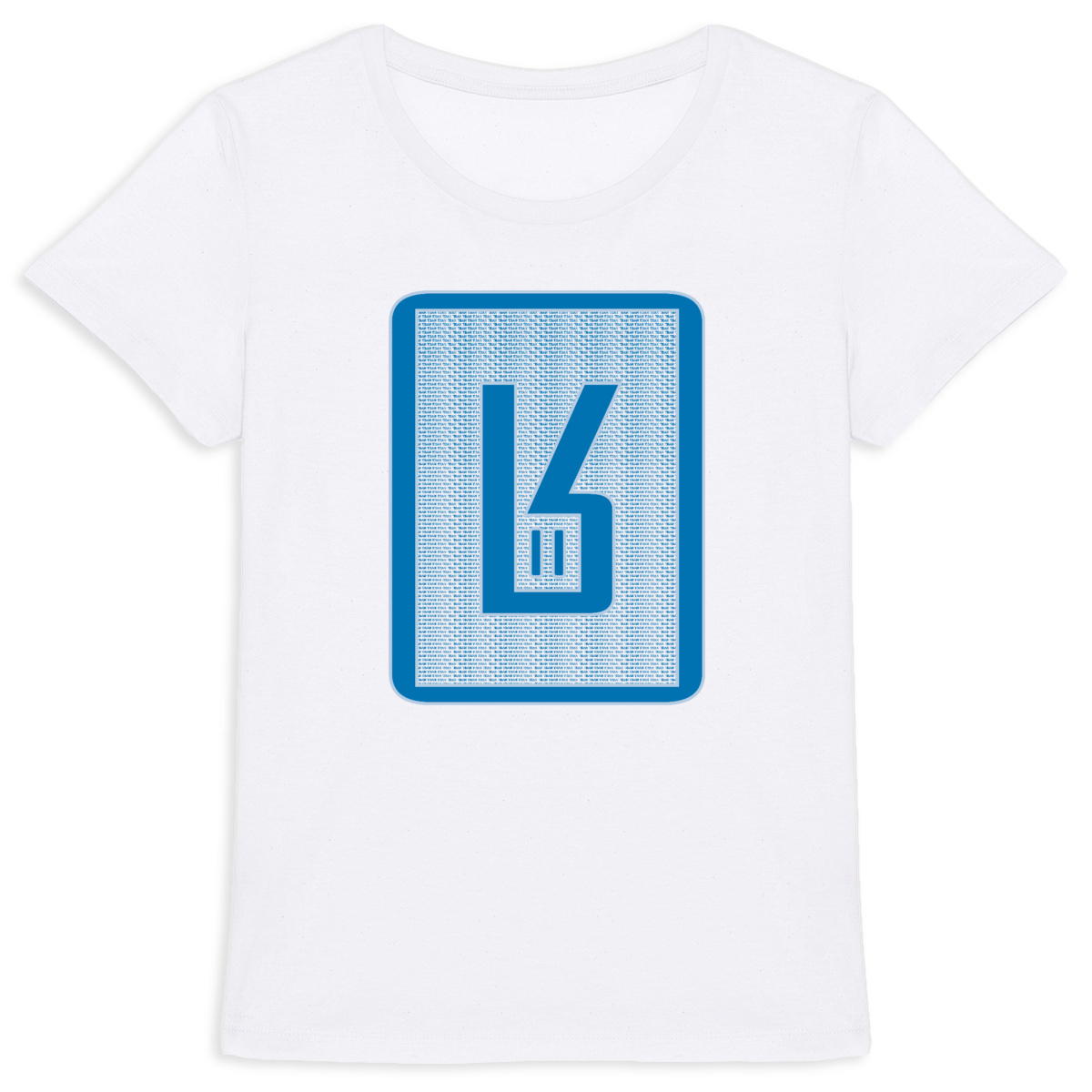 Registered Trademark Blue & Blue Woman - Image