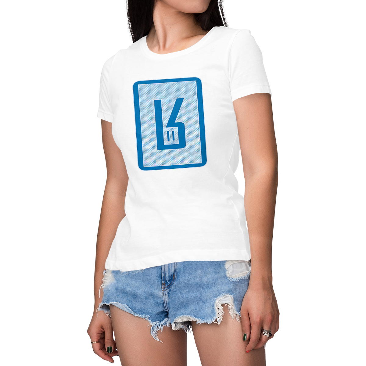 Registered Trademark Blue & Blue Woman