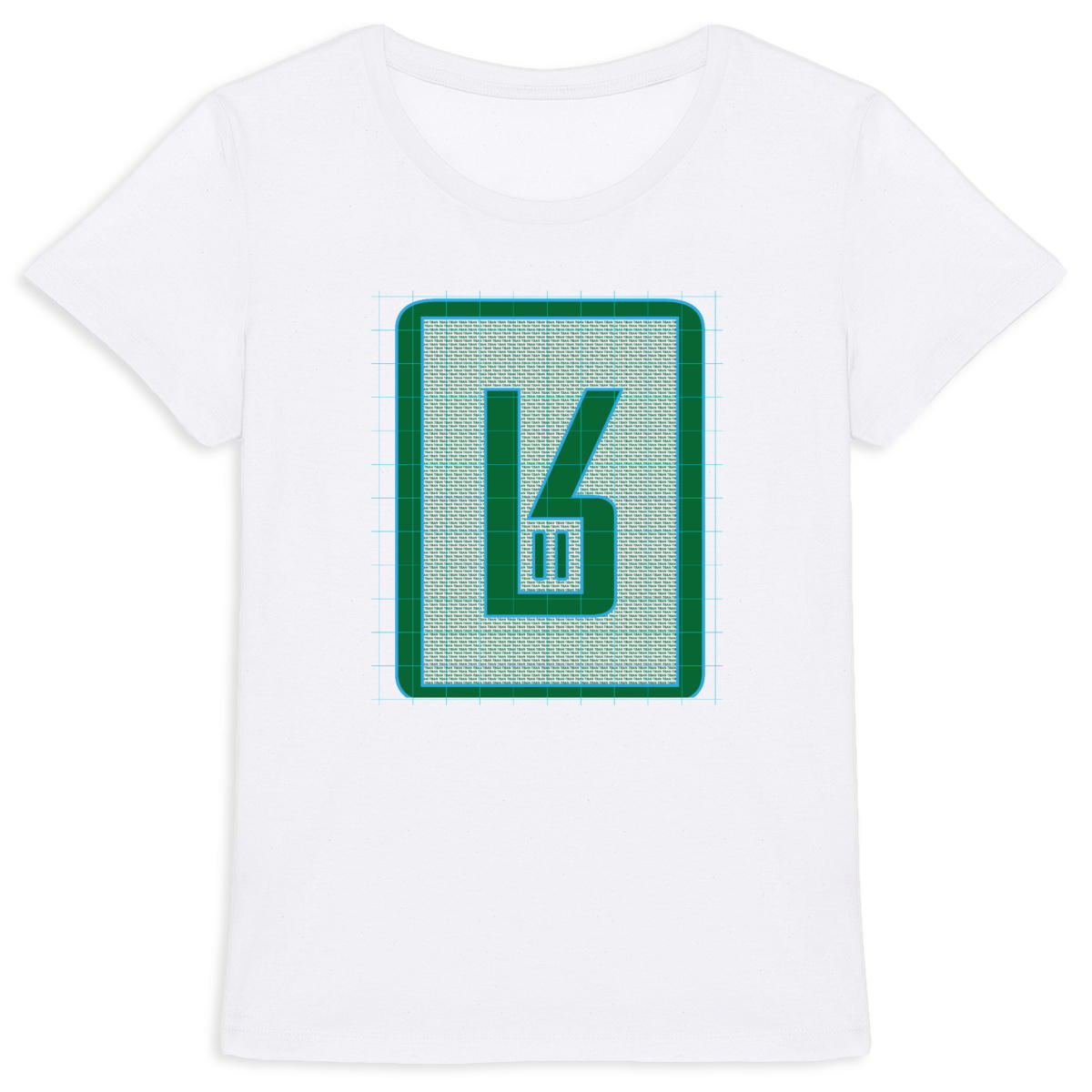 Registered Trademark Green & Blue Woman - Image