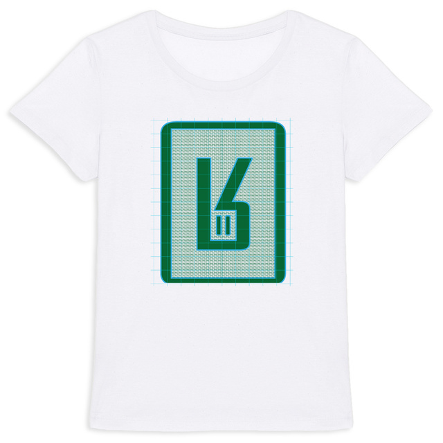 Registered Trademark Green & Blue Woman - Image