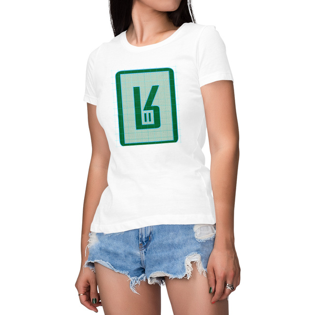 Registered Trademark Green & Blue Woman