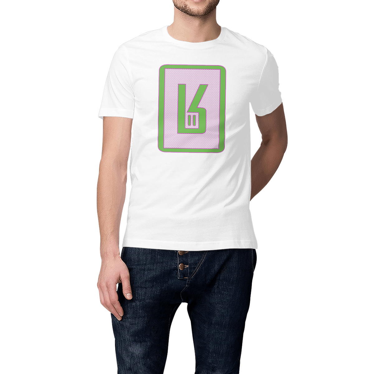 Registered Trademark Green & Pink Unisexe