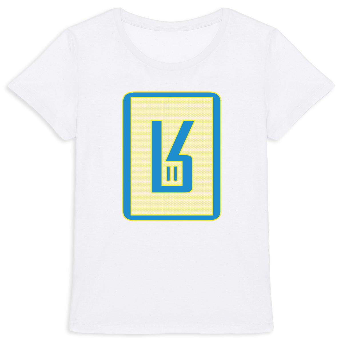 Registered Trademark Blue & Yellow Woman - Image