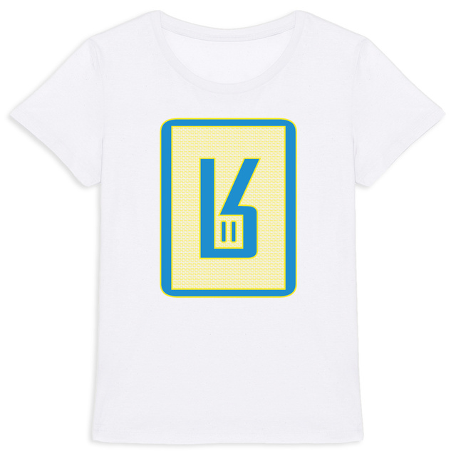 Registered Trademark Blue & Yellow Woman - Image