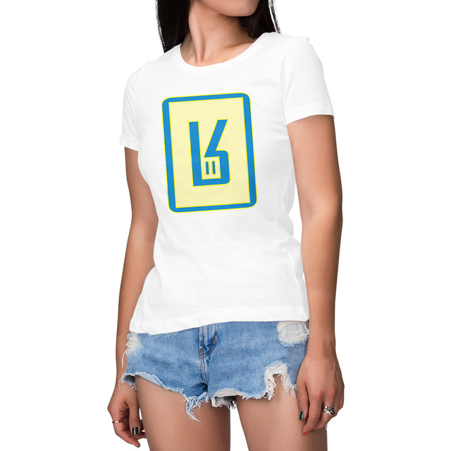 Registered Trademark Blue & Yellow Woman