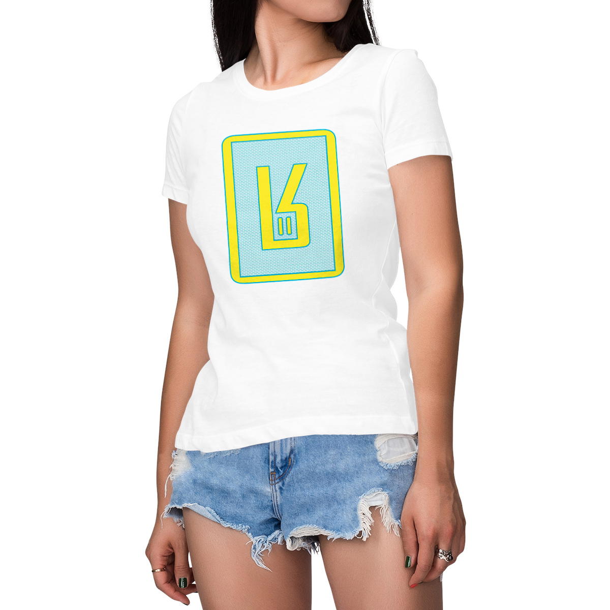 Registered Trademark Yellow & Blue Woman