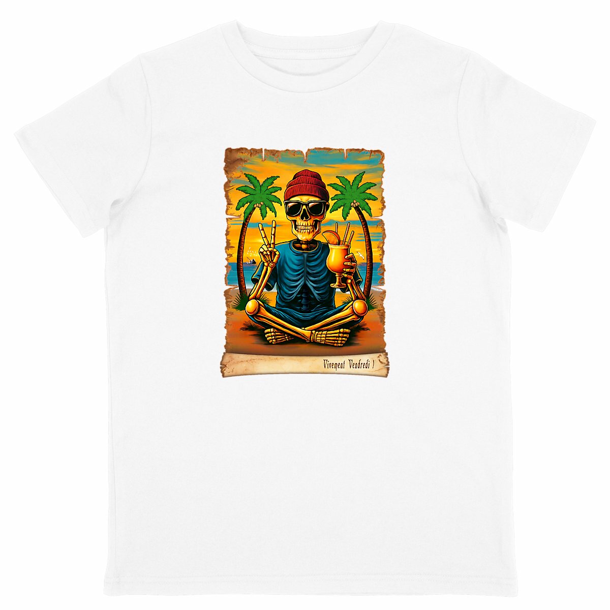 Image back ❀ T-Shirt Léger Unisexe Enfant ~Change ✦ VIVEMENT VENDREDI ! [🌐 FR] ✨