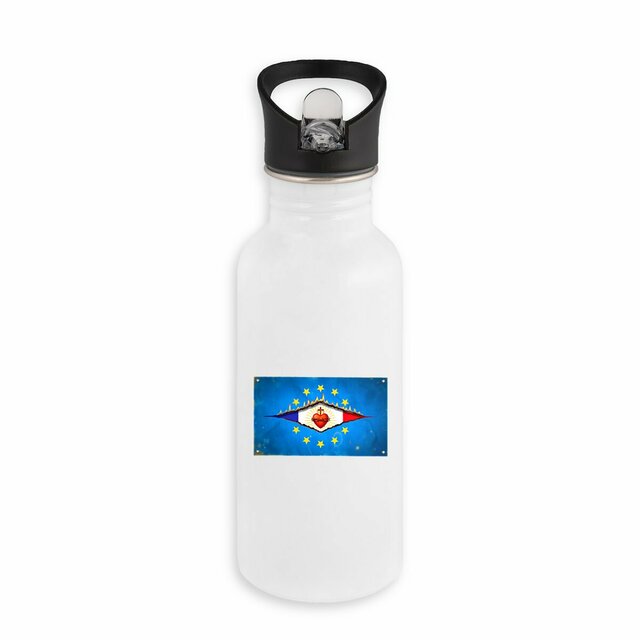 Image front ❀ Bouteille Inox Avec Paille ~Premium ✧ DÉCHIRURE FRANCE/EUROPE [🌐 FR] ✨