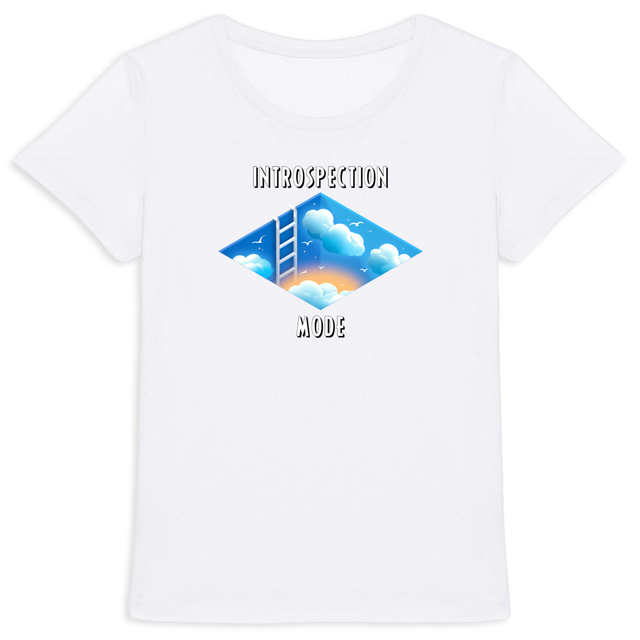 Image back ❀ T-Shirt Mi-Léger Femme ~Premium+ ✦ INTROSPECTION MODE [🌐 INT] ✨