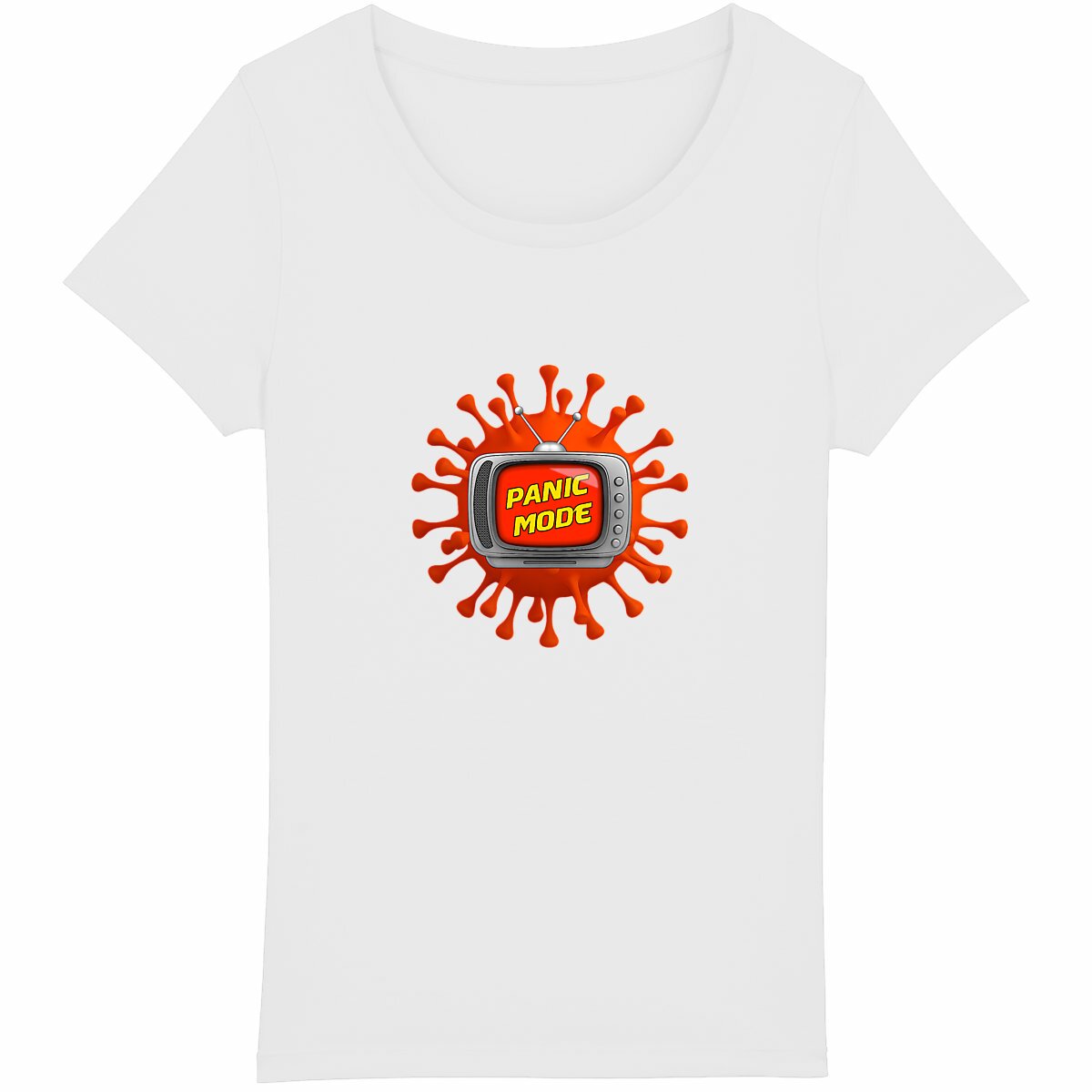 Image back ❀ T-Shirt Léger Femme ~Premium ✦ PANIC MODE [🌐 FR] ✨