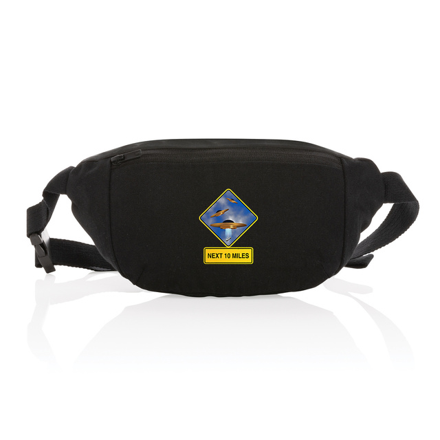 Image back ❀ Sac Banane En Toile Recyclée ✦ UFO ALERT [🌐 EN] ✨