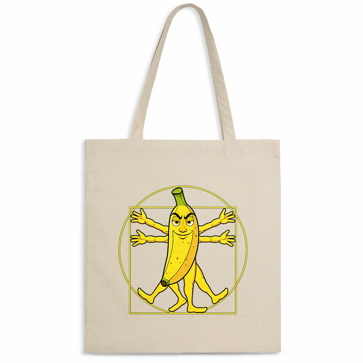Image back ❀ Totebag Léger ~Premium ✦ LA BANANE DE VITRUVE [🌐 FR] ✨