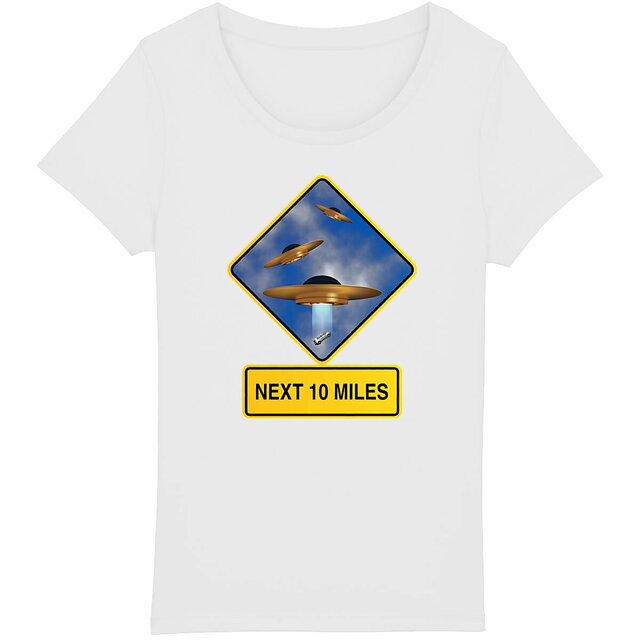 Image back ❀ T-Shirt Léger Femme ~Premium ✦ UFO ALERT [🌐 EN] ✨