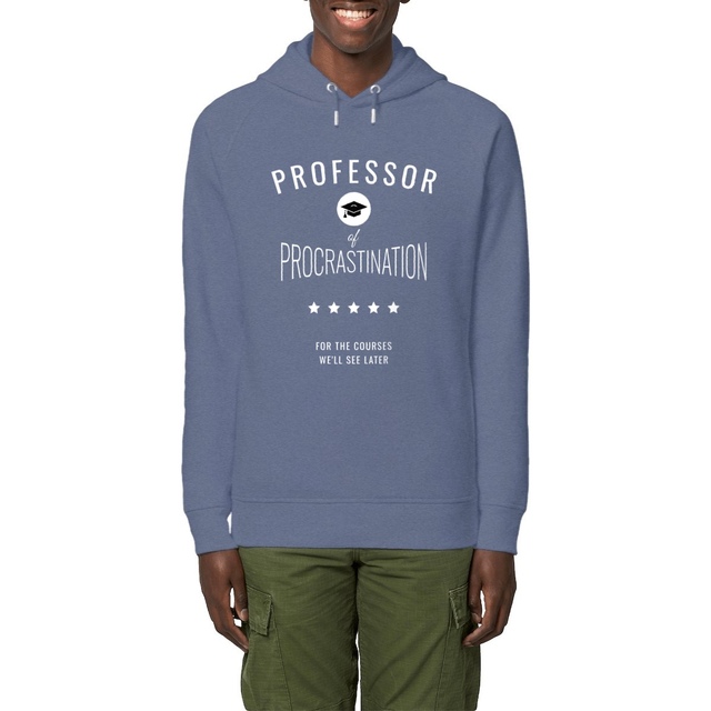 Image front ❀ Sweat-Shirt Standard à Capuche Unisexe Poches Latérales ~Premium+ ✦ PROCRASTINATION [🌐 EN] ✨