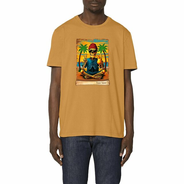 Image front ❀ T-Shirt Mi-Léger Unisexe Vintage ~Premium ✦ VIVEMENT VENDREDI ! [🌐 FR] ✨