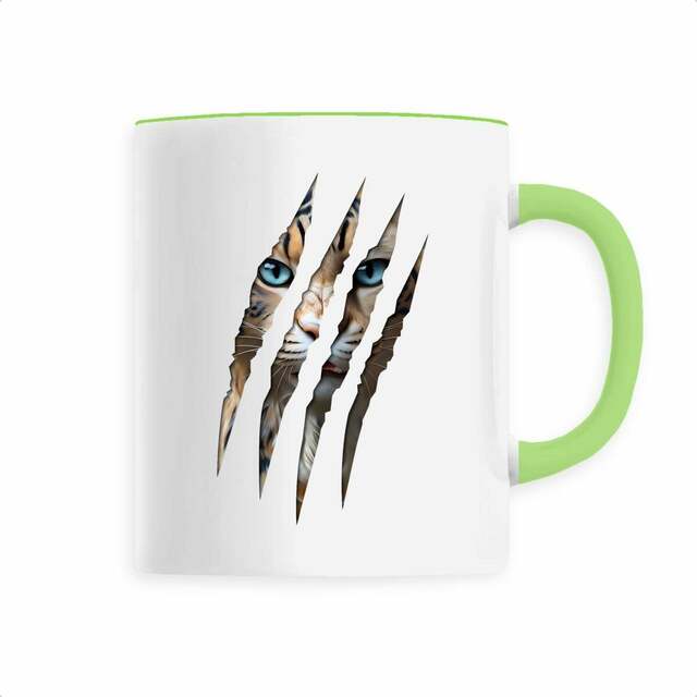 Image back ❀ Mug Céramique Imprimé Sur Chaque Côté ~Premium ✦ LA GRIFFE DU CHAT [🌐 INT] ✨
