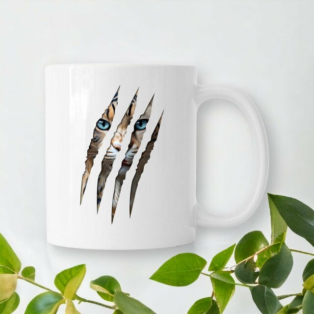 Image front ❀ Mug Céramique Imprimé Sur Chaque Côté ~Premium ✦ LA GRIFFE DU CHAT [🌐 INT] ✨