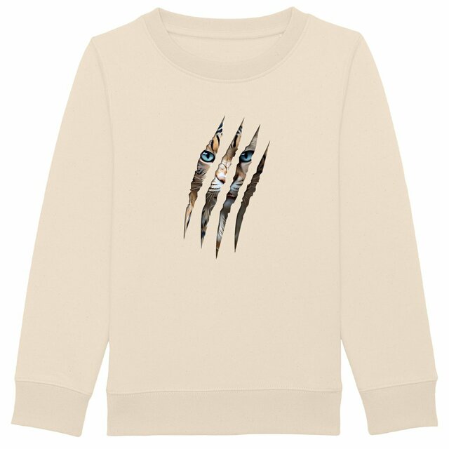 Image back ❀ Sweat-Shirt Épais Unisexe Enfant ~Premium+ ✦ LA GRIFFE DU CHAT [🌐 INT] ✨