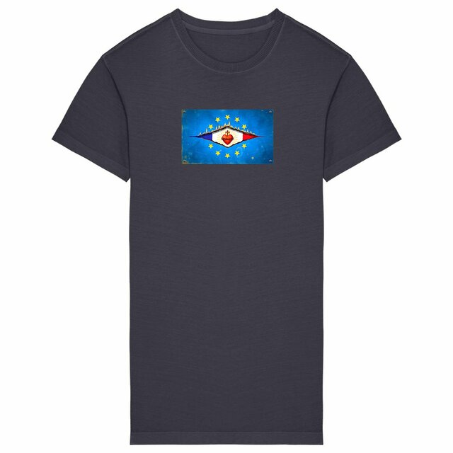 Image back ❀ Robe T-Shirt Mi-Épaisse Vintage Oversize Femme ~Premium+ ✧ DÉCHIRURE FRANCE/EUROPE [🌐 FR] ✨